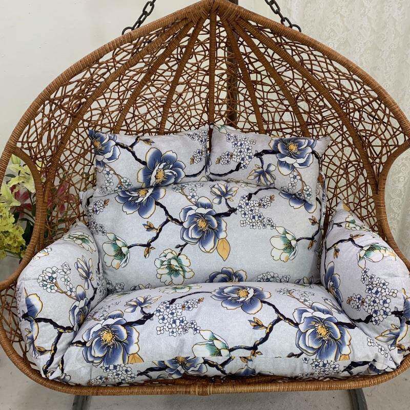 超坐厚实双人坐垫吊床洗布套沙发吊椅摇篮垫可拆洗换用65903210型