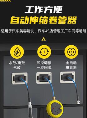 S店汽修工作站组合工具柜修推工车操作台车间用多功能4QKA汽修作