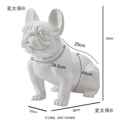 意斗牛犬狗摆件客厅家装饰CCZ狗服装橱窗示模展特摄影拍品照麦太