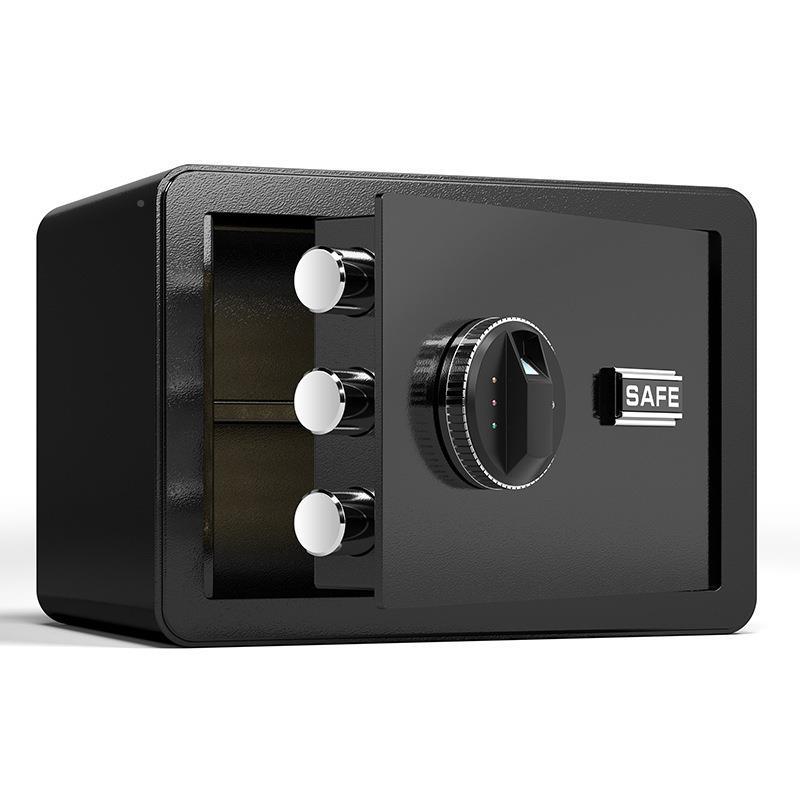 保险柜2/2/30c5m用高小型家办公全钢保25cm指纹险0箱柜防盗入墙厂