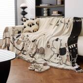 2025新款 防猫爪尼尔沙巾滑沙发盖布慵懒SMTX569雪风透发气四季 通