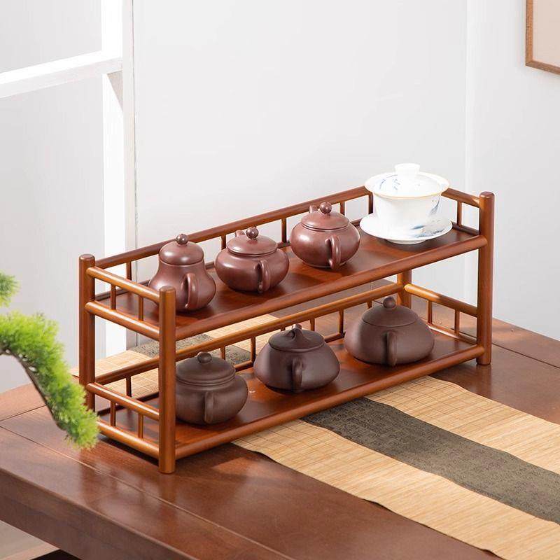 办公室桌面博古架简约茶具架子桌上置物架茶杯紫砂壶收纳架多层,农用物资,其他肥料,淘宝优惠券,粉丝福利购,淘宝优惠卷