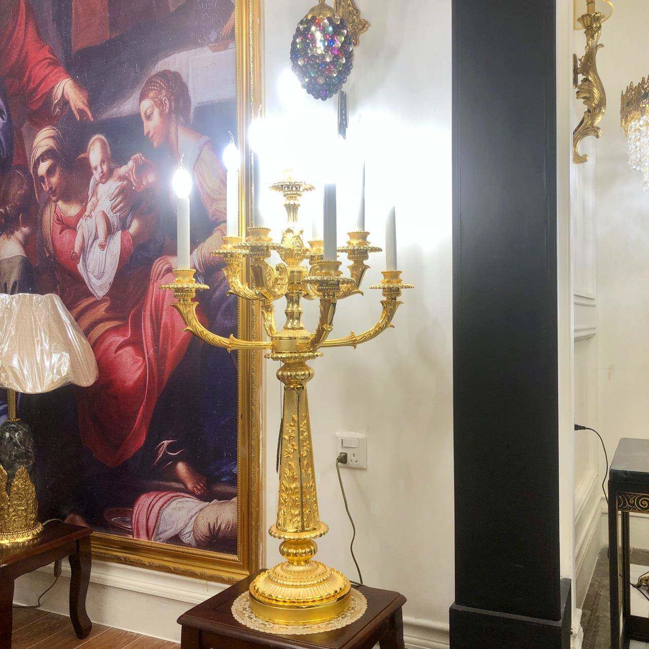 轻奢简约法式全铜客厅台灯大气豪华别墅装饰灯床头灯具卧室高级感