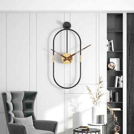 热卖简约客厅时尚创意钟表挂墙艺术铁艺壁挂钟wallclock