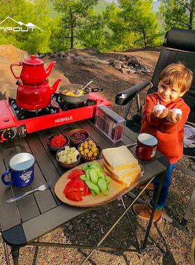 CAMPOUT户外折叠桌7075全铝野餐桌便携式露营折叠桌野营用品