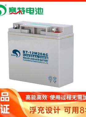 赛特蓄电池BT-12M20AC(12V20AH/20HR)适应温度广
