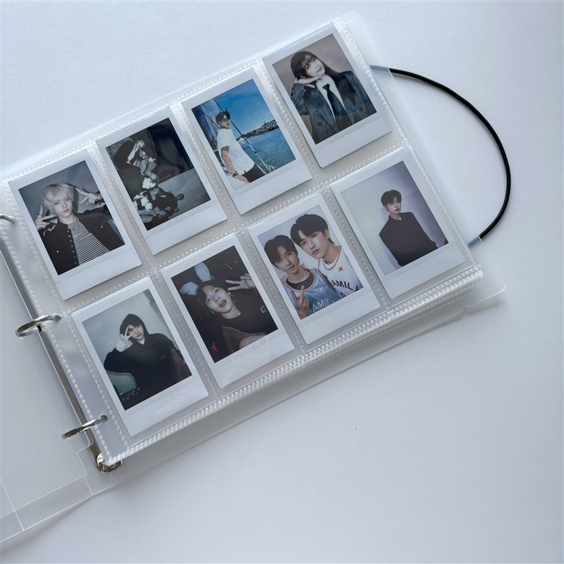 拍立得mini迷你小卡通用相册大容量8宫格卡膜活页收纳卡册富士