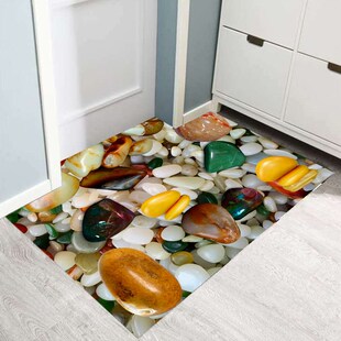 免洗可擦 光面环保水晶板 新款入户门垫家用进门脚垫厨房地垫定制