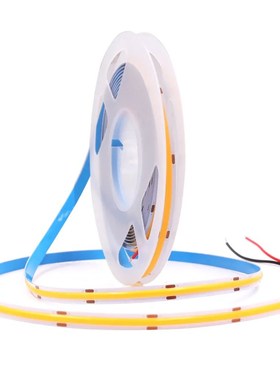 cob灯带12V8mm宽高亮低压led灯条24V自粘线条灯橱柜酒柜线形灯