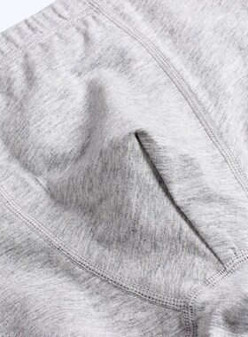 3条AB男士内裤纯棉男大红色平角裤青年大码裤头宽松中腰四角短裤