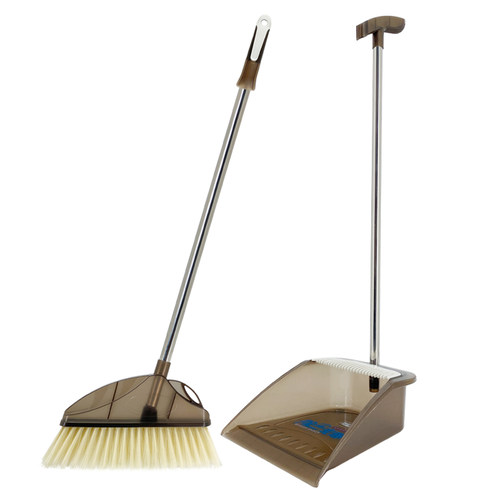 LAUTEE/兰诗扫把簸萁套装简约家用庭院环卫笤帚簸箕清洁工具组合