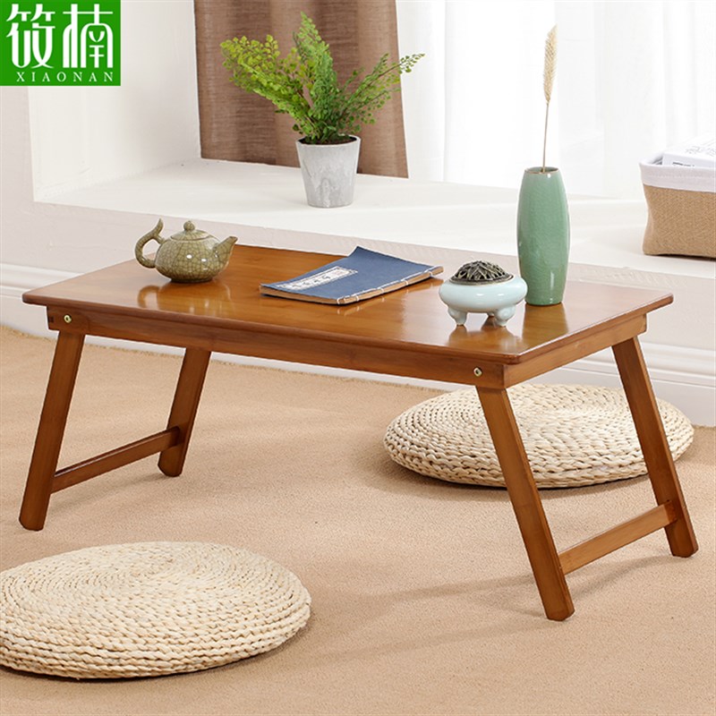 楠竹茶几折叠小桌子日式矮桌喝茶桌飘窗桌榻榻米桌床上电脑桌饭桌