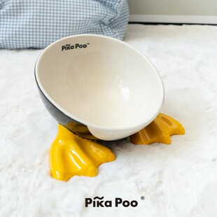 QZee poo匹卡噗宠物碗水碗防打翻狗碗食盆猫粮饮水宠物用品 Pika