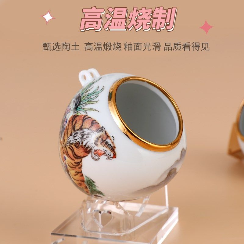 新款鸡心画眉鸟食杯陶瓷鸟食罐金口描边鸡心杯水缸盒槽鸟笼杯配件,宠物/宠物食品及用品,鸟禽喂食器/喂水器,淘宝优惠券,粉丝福利购,淘宝优惠卷