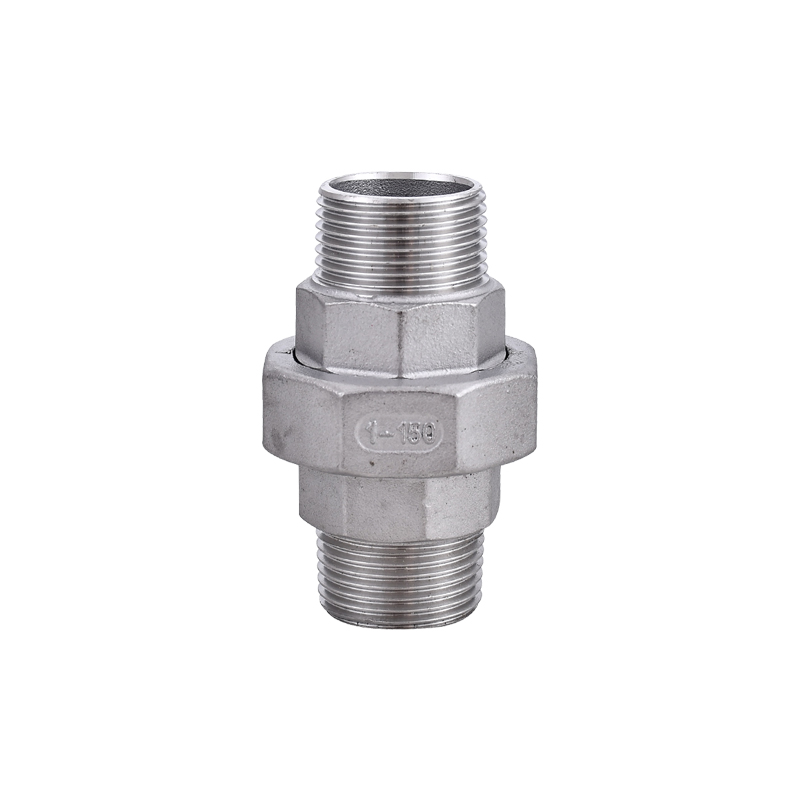 304不锈钢双外丝活接/管活接头油任内螺纹油拧活节管件接头4分6分