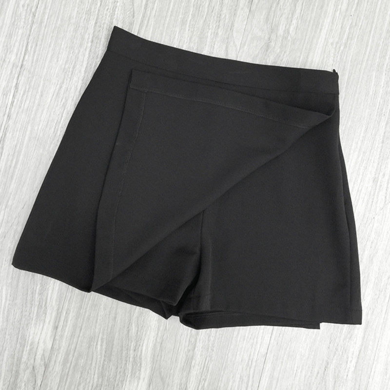 女裤裙高腰显瘦黑色半身裙短裙a字裙西装裙大码白色春夏遮肚裙裤