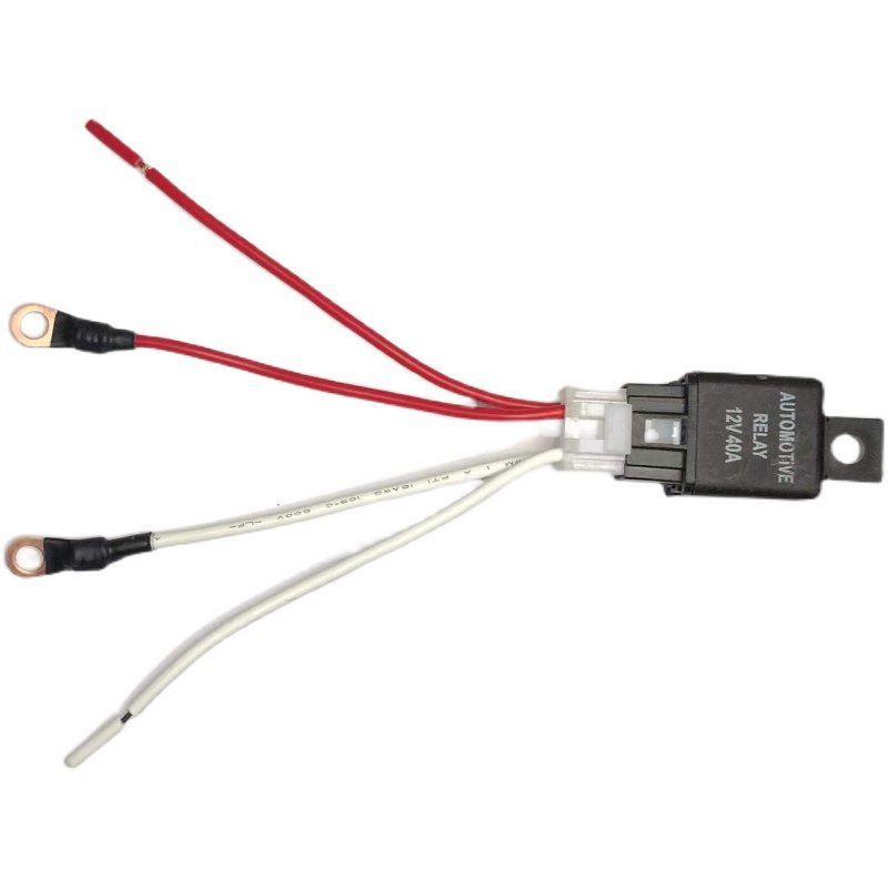 摩托车踏板改装射灯喇叭大功率电器加装继电器断电开关