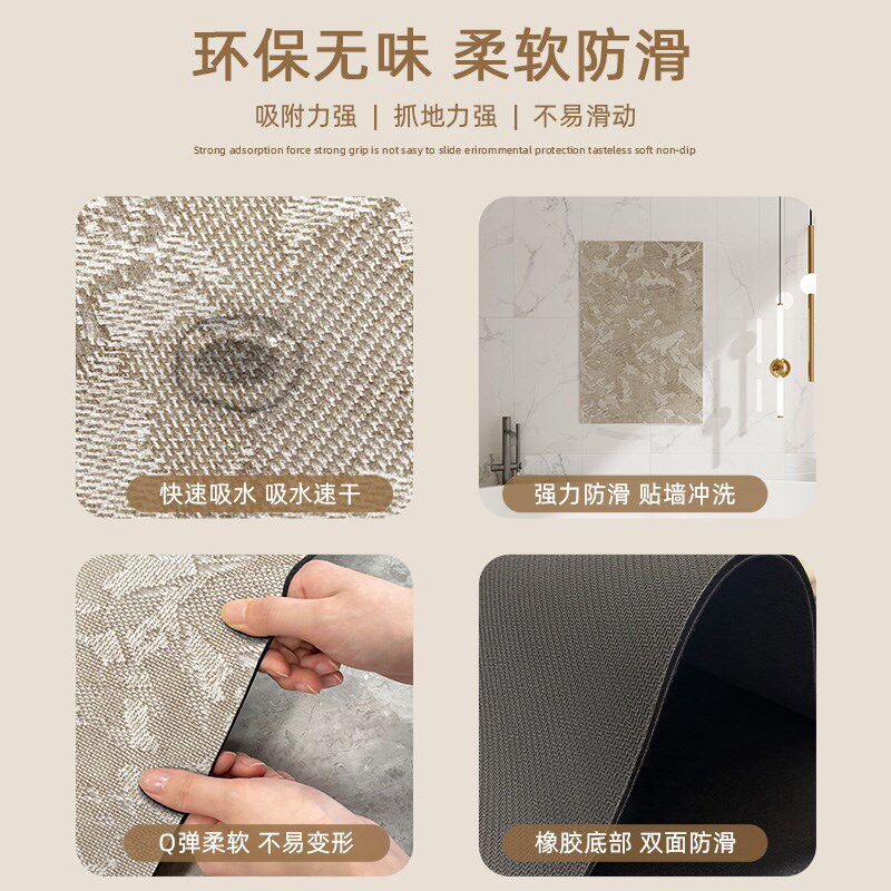 2024新款厨房地面防油垫防滑吸水防油全铺耐脏专用厨房地毯垫垫子