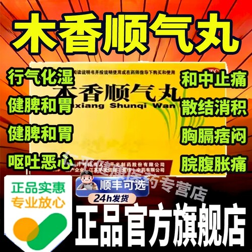 【平光】木香顺气丸60mg*100丸*10袋/盒