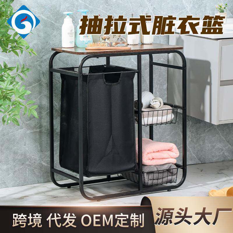 落地家用脏衣篮小号浴室脏衣篓可拆装简约洗衣篮收纳置物架