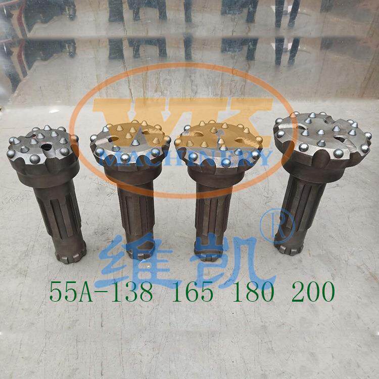 适配55A潜孔钻机5寸高风压冲击器潜孔钻头规格齐全