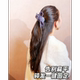 潮时点2025新款 防兔毛立体蝴蝶结懒人夹抓夹告别扁平碎发百搭发饰
