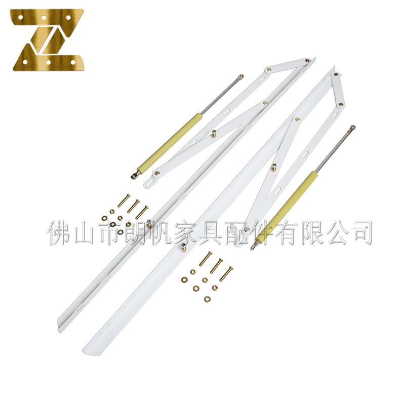 1.5米长压床气动架液支撑杆加厚重型LFE010床箱支举用升器特大号