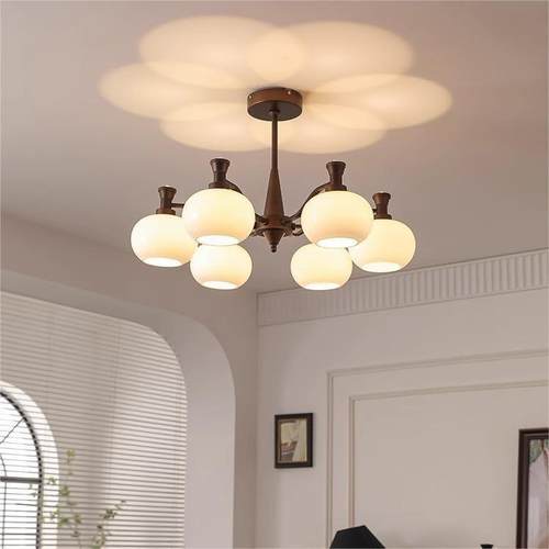 中古风客厅吊灯美式厅主灯法式间书房灯大餐341厅灯南洋风房室卧