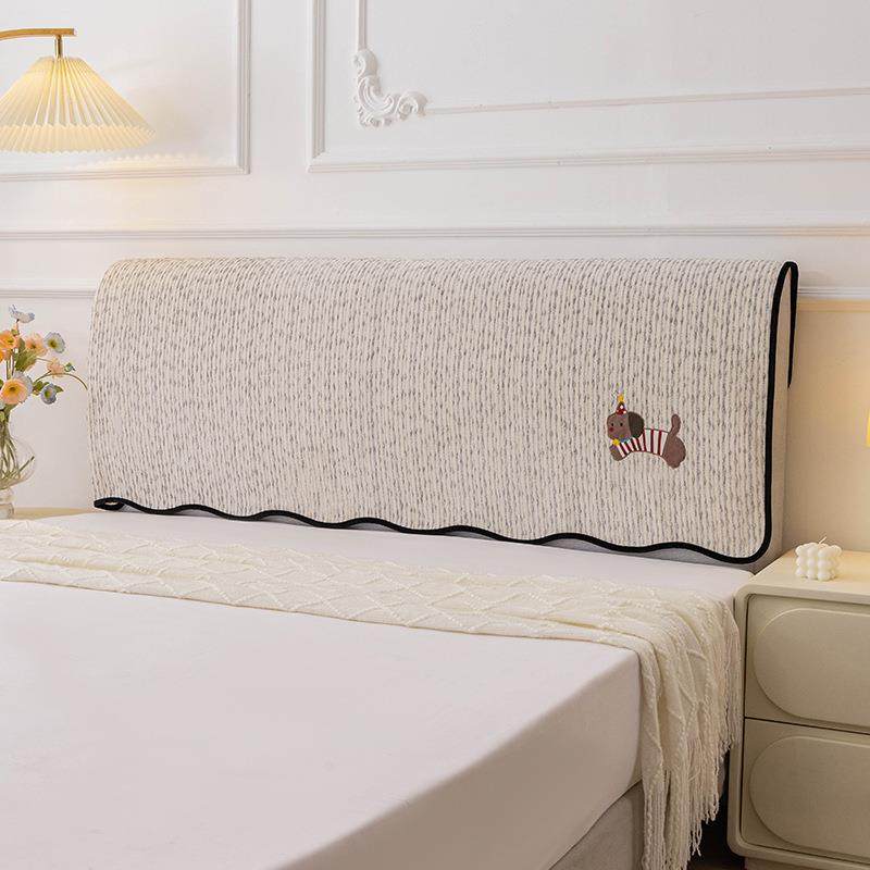 加厚床头被腊肠狗包用床头罩通套床头造软套罩盖垫改床头套罩2025,居家布艺,床头罩,淘宝优惠券,粉丝福利购,淘宝优惠卷