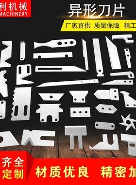 异形片两孔白钢弧小型薄切片多形款FFP非标沟壁刀清刀缝异形刀片