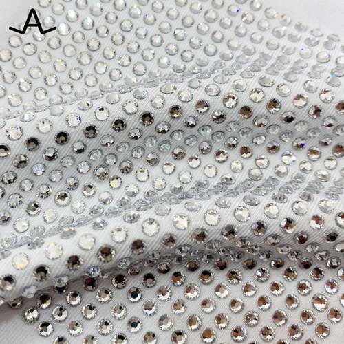 服装烫图满水钻Y密排钻布WOF料网布案烫钻图服饰品DI加工