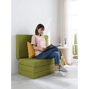 加地厚四折叠海绵垫折垫折叠ITH叠床午睡垫办公室垫铺榻榻米午休