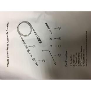 示波器6探头TP100泰TP6100克普源0鼎阳汉泰示波器通用型示器波探