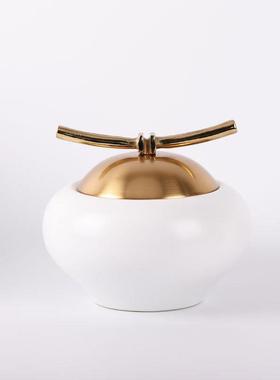 现代装新中式饰瓷陶摆件家居客厅电视柜玄关YKB样板装房软摆设储