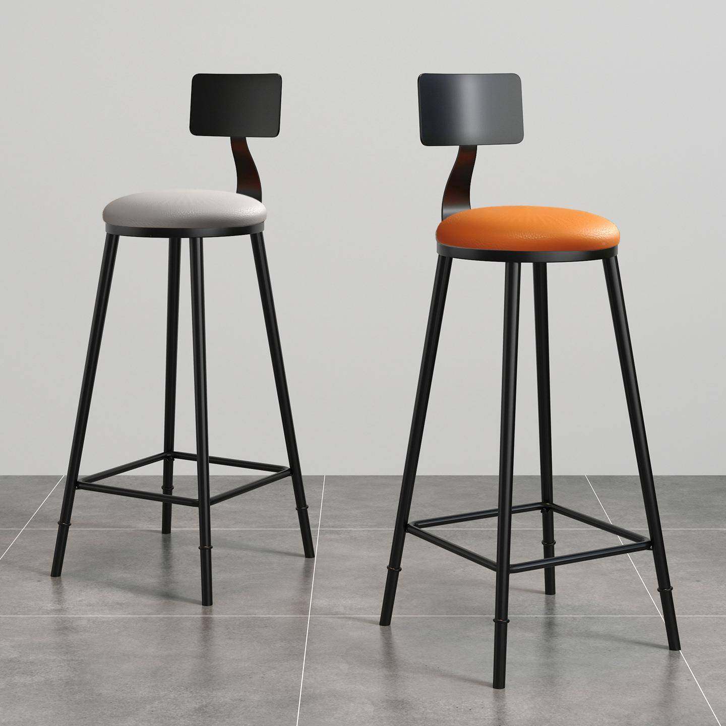 意式吧台轻椅奢感用高765脚凳靠背现代约酒吧椅前台家久坐简不累,商业/办公家具,酒吧桌,淘宝优惠券,粉丝福利购,淘宝优惠卷