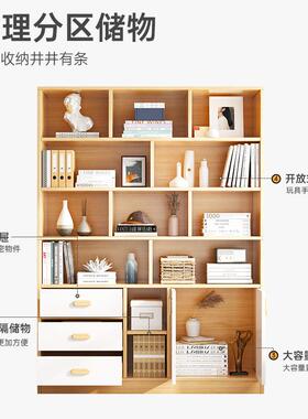 实木书柜置QAT物柜家用小柜子户玄关柜纳收柜入储物柜架置书物架