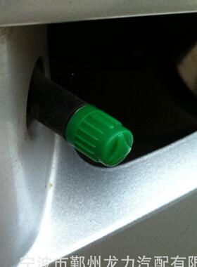 汽车自行车轮胎/塑料气门HR170嘴防尘盖防尘帽一包10帽00只绿色黑