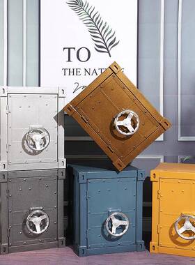 床头柜意个性21720约小型柜简子卧室简风易创迷你床边柜工业铁艺