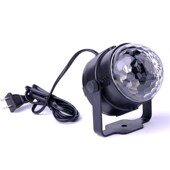 家用酒吧迷你旋转七彩灯LED水晶魔球声控 灯KTV激光灯家用闪光灯