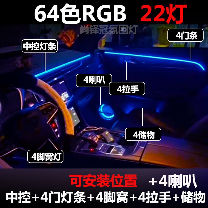 长安CS75PLUS氛围灯CS55 85 95逸动UNIT锐程CC欧尚X5X7车内饰改装