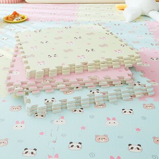 简约防摔拼图地垫宝宝爬行垫铺地卧室儿童泡沫垫子拼接加厚爬爬垫