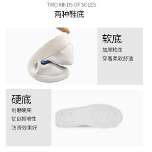 百级网格无尘鞋长筒净化车间白蓝色高筒靴加厚软底防静电工作鞋