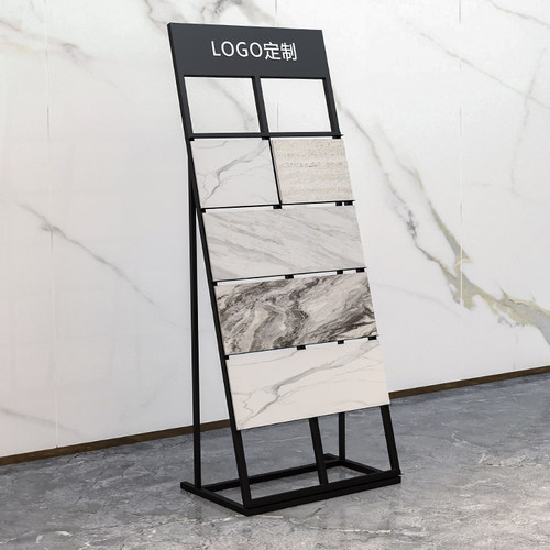 立式瓷砖大理石样品展示架地砖墙砖陶瓷落地式色板木地板生态板展