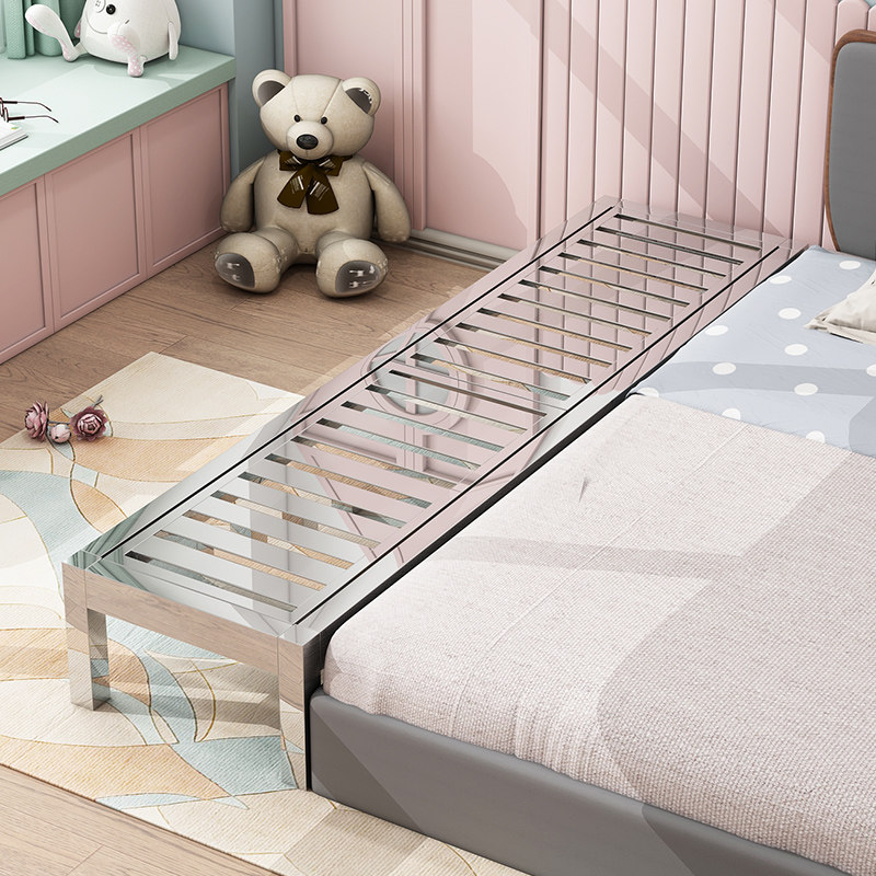 加宽床不锈钢床儿童床婴儿男孩女孩公主床拼接床边床铁艺床可定制,住宅家具,儿童拼接床,淘宝优惠券,粉丝福利购,淘宝优惠卷