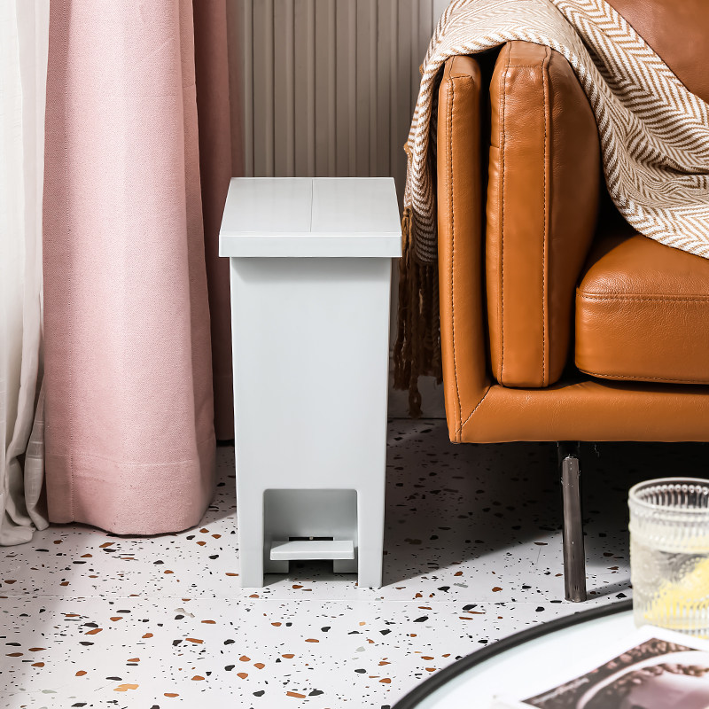 大容量脚踩缓降垃圾桶厨房客厅卫生间办公室脚踏纸篓带盖有滑轮,家庭/个人清洁工具,垃圾桶,淘宝优惠券,粉丝福利购,淘宝优惠卷