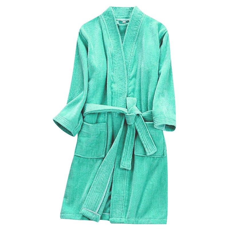 浴袍式浴巾儿童男女童洗澡游泳四季通用中长款毛巾料吸水浴衣睡袍