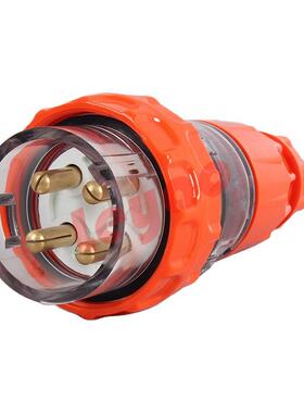 4孔50A澳式插头澳标花园插头4P50A防水插头IP66插头56P450