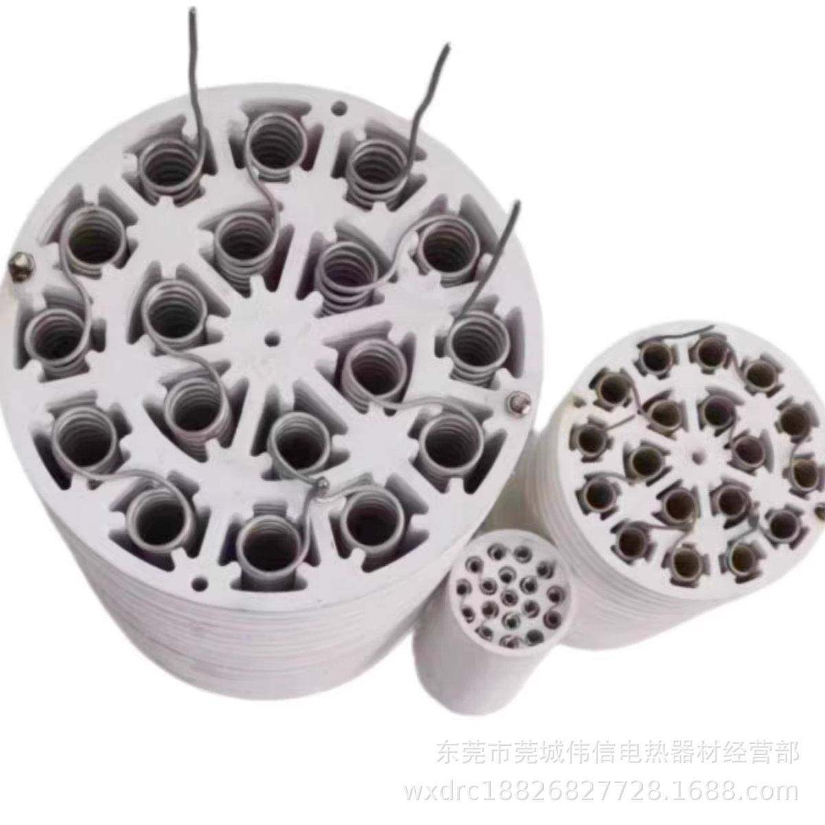 耐烧热风枪加热芯陶瓷蜂窝加热盘DPF再生炉高温加热器高温速热