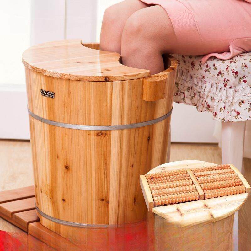 木盆一件包邮发一件中国洗脚盆足浴桶泡脚桶木桶起批代家用木盆