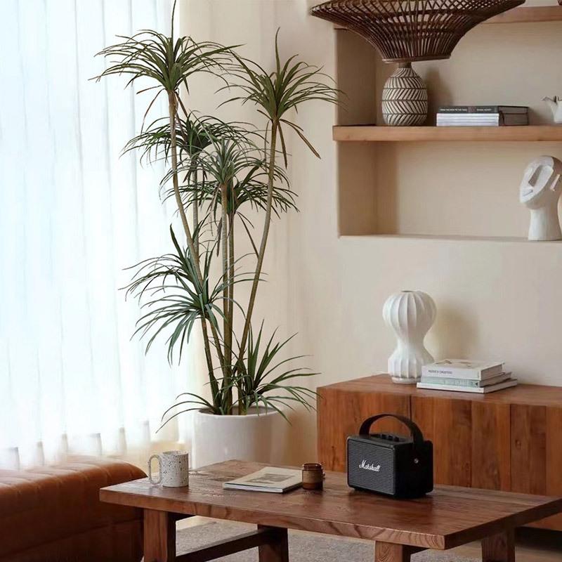 仿真绿植剑麻铁树龙血树植物装饰室内客厅盆栽落地大型假花